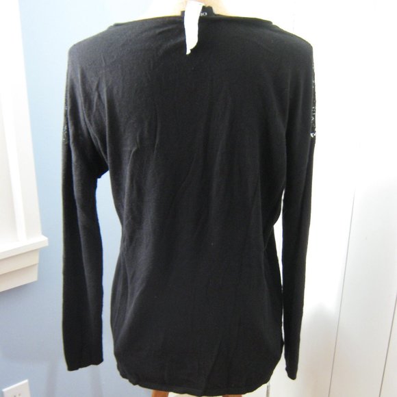 Olsen Black Sweater with Bling - Picture 2 of 5